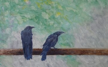 Oil painting by Hiroshi Aizawa