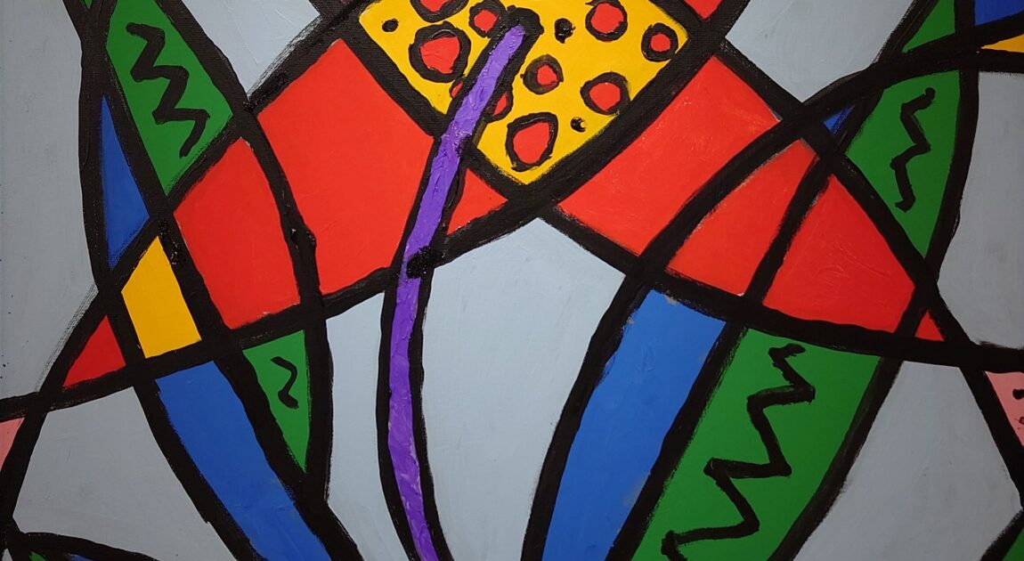 acrylic painting by Hiroshi Aizawa