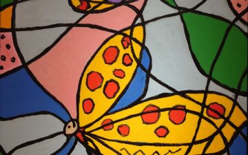 acrylic painting by Hiroshi Aizawa