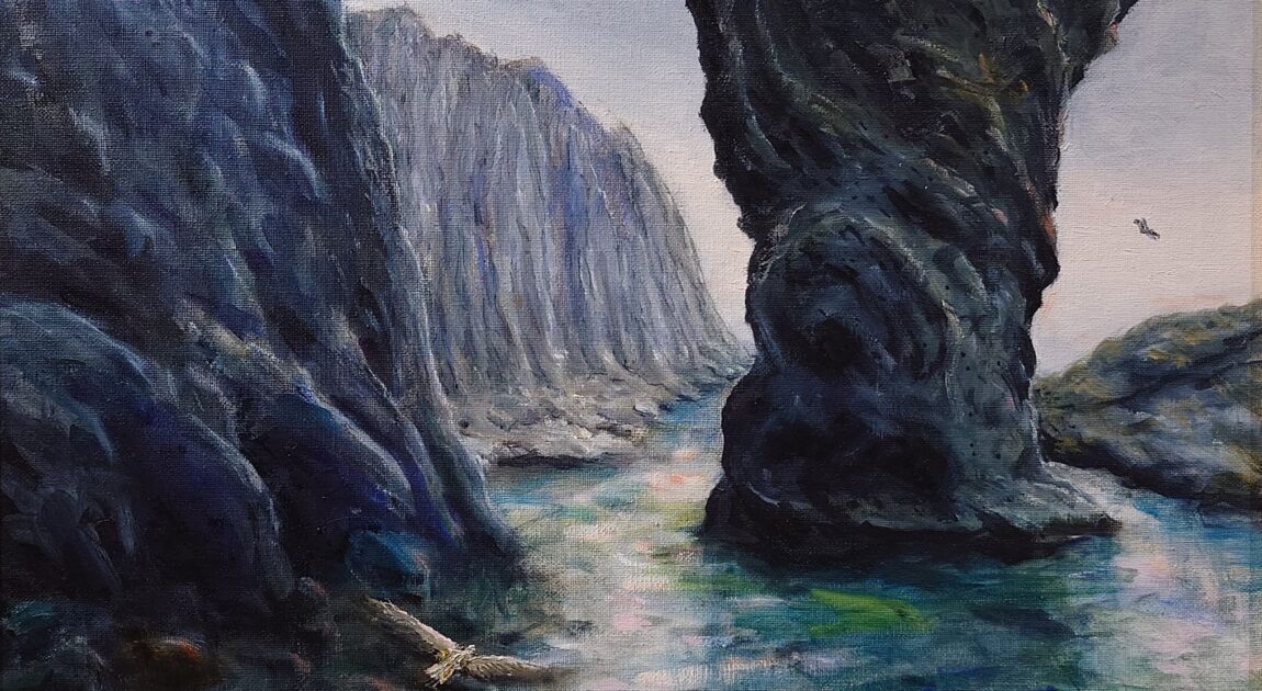 Oil painting by Hiroshi Aizawa