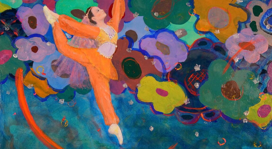 acrylic painting byHiroshi Aizawa