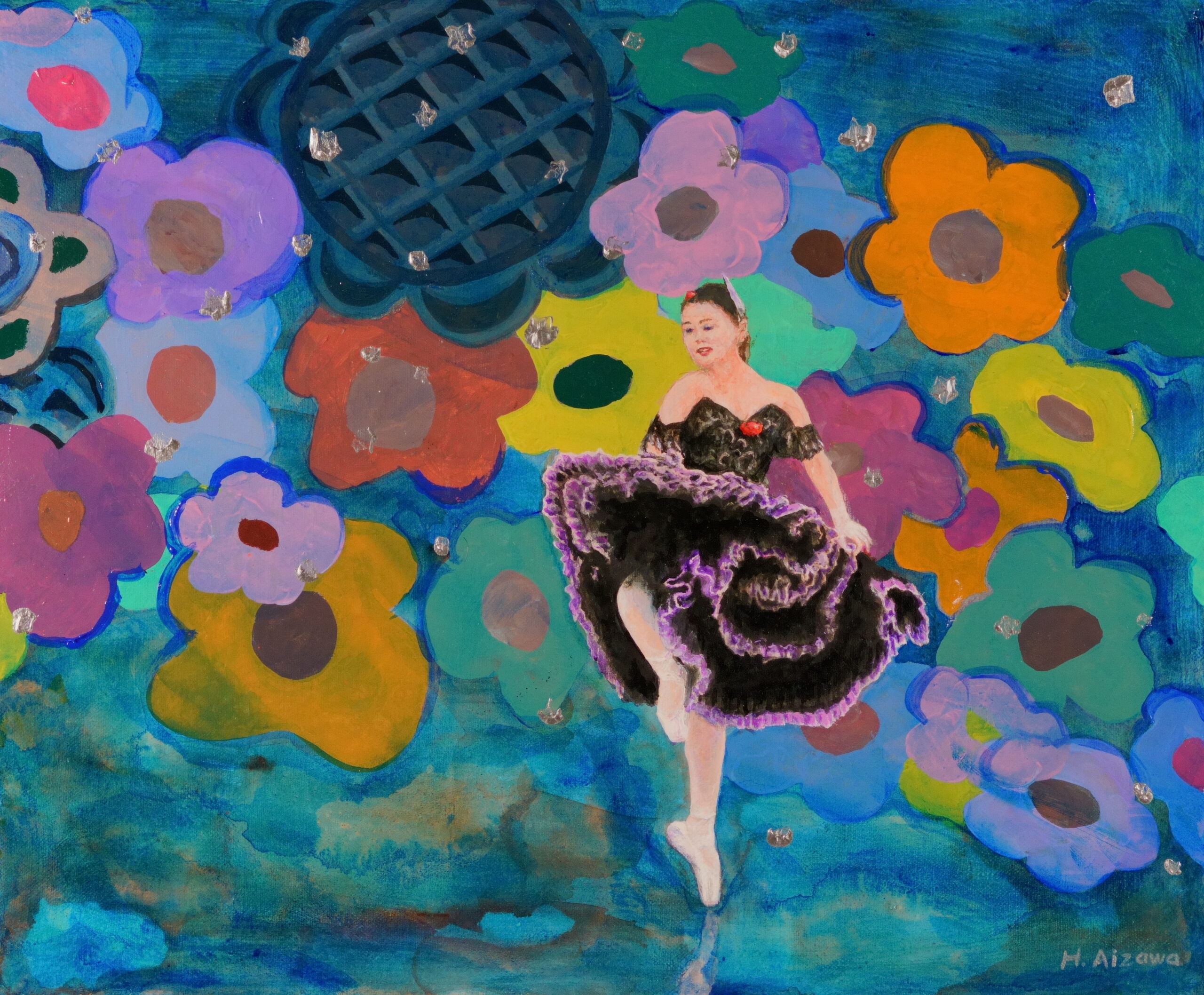 acrylic painting by Hiroshi Aizawa