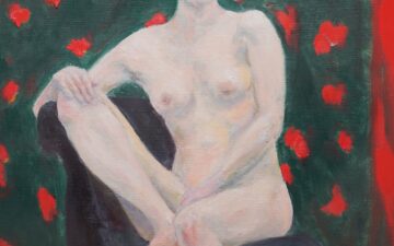 F4 Oil painting, Nude Girl、Hiroshi Aizawa
