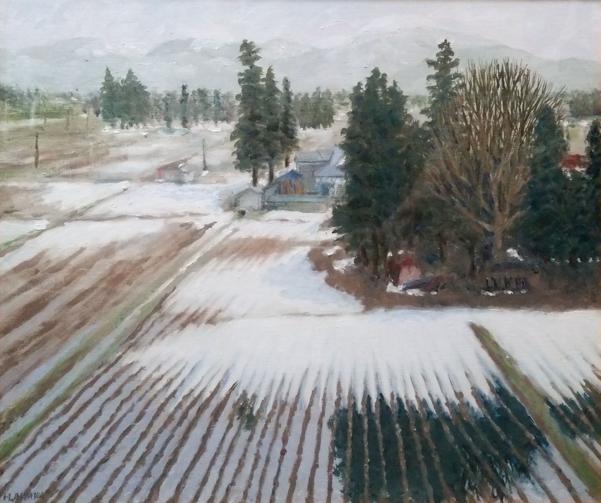 Oil painting by Hiroshi Aizawa
