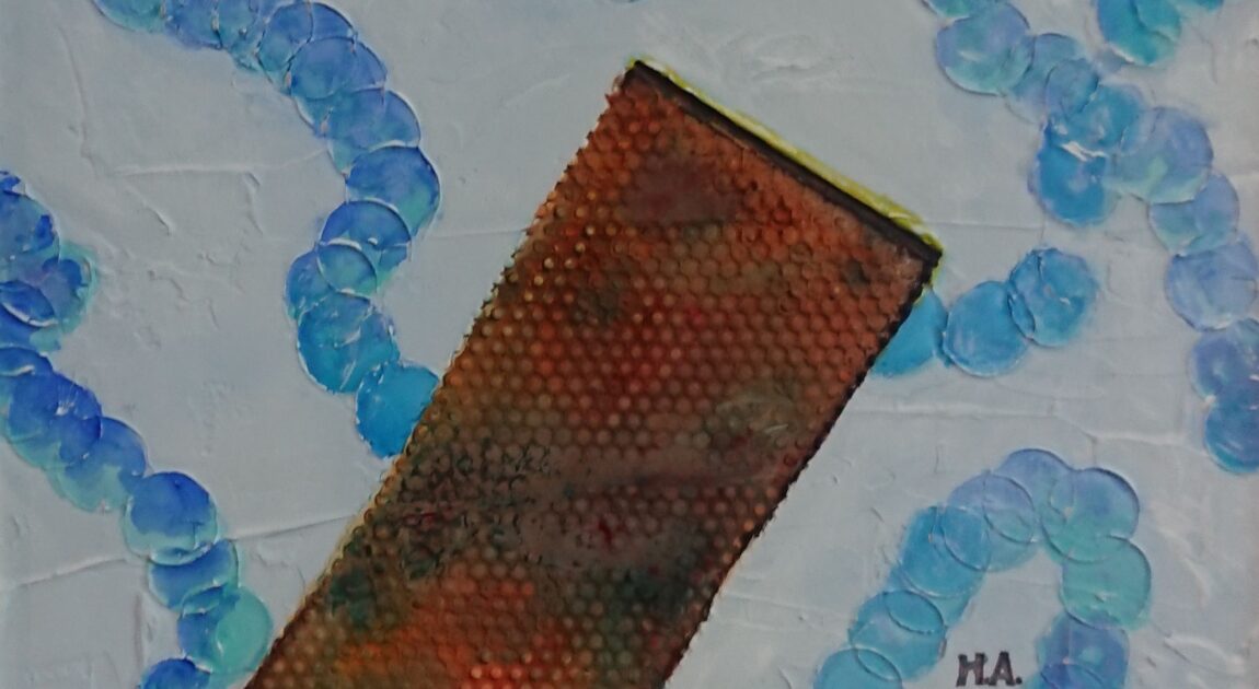 acrylic painting by Hiroshi Aizawa